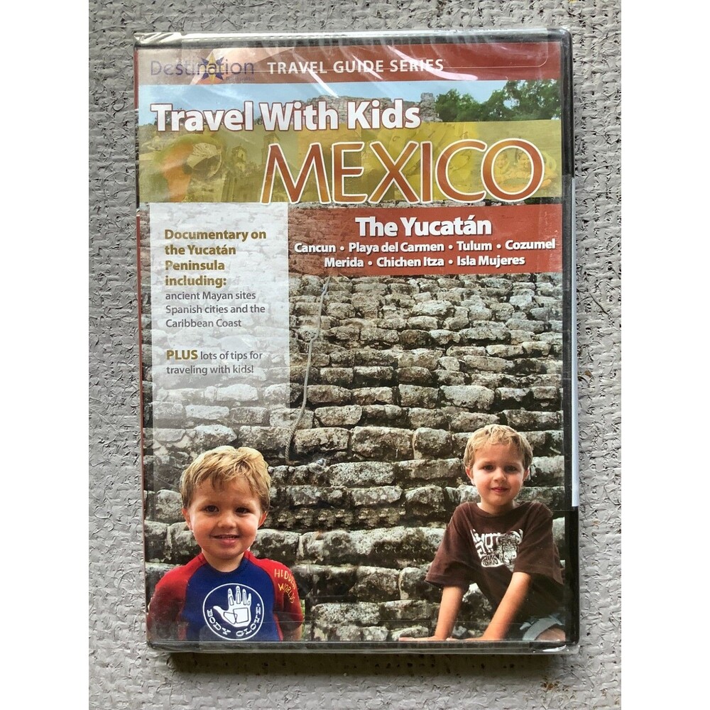 Travel with Kids   Mexico  The Yucatan Mayan Riviera  DVD  2007 NEW SEALED